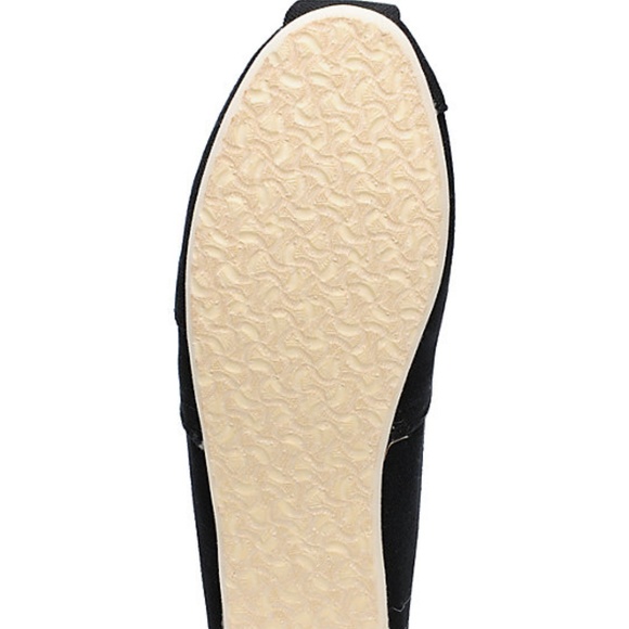 Toms Classics Canvas Black Slip-On Shoes Women's - Picture 5 of 5
